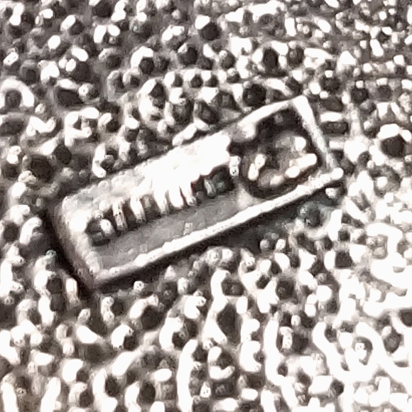 Designer signed Vintage Deco Style Sterling MOP Marcasite Onyx Earrings - Picture 6 of 8